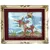 Foto de um(a) Quadro Ponto Cruz 50'S, da categoria de Arte têxtil. Quadro em ponto de cruz com moldura original, passe-partout original em veludo e vidro comum, década de 1950. A: 32 cm L: 26... Vendido no marketplace Trésors.