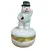 Foto de um(a) Porta Jóias Snow Anos 90, da categoria de Porta-Jóias. Porta jóias boneco de neve em porcelana com fecho em latão, década de 1990 A: 10 cm A do porta joias: 3,5 cm Diâmetro 5,5... Vendido no marketplace Trésors.