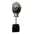 Foto de um(a) Escultura Hand, da categoria de Escultura. Escultura em resina com pátina bronze oxidada, haste em metal e base em madeira ebanizada. Peça única pelo designer marcelus... Vendido no marketplace Trésors.
