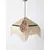 Foto de um(a) Lustre pendente com franjas e tecidos, da categoria de Lustres. Adicione um toque de elegância artesanal ao seu espaço com o Pendente Vola Gallery. Esta peça apresenta uma combinação única... Mostrado de uma perspectiva diferente. Vendido no marketplace Trésors.