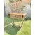 Foto de um(a) Mesinha lateral pés pata de leão em bronze, da categoria de Mesas laterais. Medidas: 52A x 47L x 39P acabamentos em couro, pés em bronze em formato de pata de leão e aberturas laterais. Mostrado de uma perspectiva diferente. Vendido no marketplace Trésors.