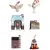 Foto de um(a) Combo Enfeites Natalinos, da categoria de Outros objetos decorativos. Combo natalino com 6 enfeites composto por: - casa de madeira típica da irlanda - casa em porcelana estilo bávaro c placa da... Vendido no marketplace Trésors.