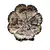 Foto de um(a) Prato Terracota Cena Campestre anos 40, da categoria de Pratos Decorativos. Prato em terracota esmaltado, pintado à mão nas cores bege, preto, cinza e amarela com arabescos na borda e oito gomos. Cena... Vendido no marketplace Trésors.