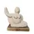 Foto de um(a) Escultura Cerâmica e Terracota Mr, da categoria de Escultura. Escultura em cerâmica com pátina terracota e base em madeira de demolição. Peça única pelo designer marcelus ribas A: 16,5... Vendido no marketplace Trésors.