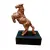 Foto de um(a) Escultura Equina, da categoria de Escultura. Escultura equina em técnica mista com pátina terracota e base em madeira ebanizada. Peça única pelo artista marcelus ribas... Vendido no marketplace Trésors.