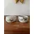 Foto de um(a) Dupla de porta joias, da categoria de Porta-Jóias. Dupla de porta jóias em porcelana 4,5 altura, 9 diâm:. Mostrado de uma perspectiva diferente. Vendido no marketplace Trésors.