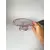 Foto de um(a) Suporte para bolo, da categoria de Suportes decorativos. Suporte para bolo em vidro rosé, 18 cm diâm:. Mostrado de uma perspectiva diferente. Vendido no marketplace Trésors.