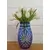 Foto de um(a) Belíssimo vaso em cristal double blue ricamente lapidado, da categoria de Vasos. Magnífico vaso de cristal, uma obra-prima de sofisticação e contraste, exibindo uma tonalidade azul-cobalto profunda,... Mostrado de uma perspectiva diferente. Vendido no marketplace Trésors.