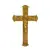 Foto de um(a) Crucifixo em metal dourado, da categoria de Objetos religiosos e espirituais. Crucifixo em metal dourado. Rico em detalhes Mede:A 24cm L 15cm. Vendido no marketplace Trésors.