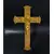 Foto de um(a) Crucifixo em metal dourado, da categoria de Objetos religiosos e espirituais. Crucifixo em metal dourado. Rico em detalhes Mede:A 24cm L 15cm. Mostrado de uma perspectiva diferente. Vendido no marketplace Trésors.