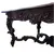 Foto de um(a) Mesa Extensível em Imbuia Maciça Entalhada a Mão, da categoria de Conjunto de mesas e cadeiras. A mesa apresenta entalhes ricos e bem definidos, evidenciando o trabalho artesanal da época. Ideal para ambientes... Mostrado de uma perspectiva diferente. Vendido no marketplace Trésors.