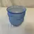 Foto de um(a) Vaso Art Nouveau Fosco Azul, da categoria de Vasos. Vaso Art Nouveau Fosco, da época da grande depressão, final dos anos 20 e inicio do 30. Na cor azul com formas naturalistas. Mostrado de uma perspectiva diferente. Vendido no marketplace Trésors.