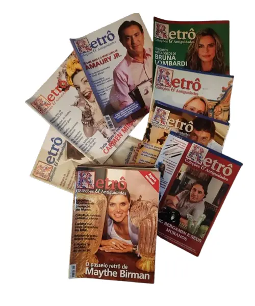 Foto de um(a) Coleção Revistas Retrô Coleções e Antiguidades, da categoria de Revistas. Coleção revista retrô coleções & antiguidades: os 23 números da coleção editada em 2005 pela editora isabella blanco & luiz... Vendido no marketplace Trésors.