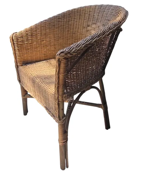 Foto de um(a) Cadeira de Braços Vintage em Fibra Natural Trançada, da categoria de Outras cadeiras . Esta peça é um exemplo clássico de mobiliário em fibra natural, combinando a robustez da estrutura com a leveza visual do... Vendido no marketplace Trésors.