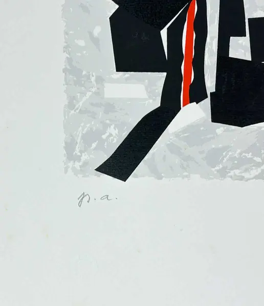 Foto de um(a) Eduardo Sued, Geométrico é datado de 2010. É uma serigrafia P.A. medido 70 x 50cm (obra) e 74 x 54 (com moldura) e assinado a mão, da categoria de Serigrafia. Eduardo Sued, nascido no Rio de Janeiro em 1948, graduou-se em Engenharia pela Escola Nacional de Engenharia do Rio de... Mostrado de uma perspectiva diferente. Vendido no marketplace Trésors.