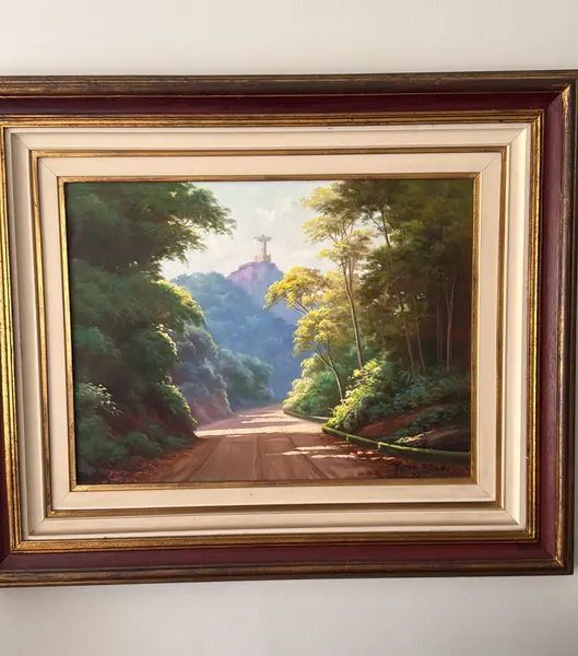 Foto de um(a) O Cristo - Nilton Bravo 1952, da categoria de Pinturas. Óleo sobre tela Nilton Bravo foi um pintor brasileiro conhecido principalmente por suas paisagens do Rio de Janeiro,... Mostrado de uma perspectiva diferente. Vendido no marketplace Trésors.