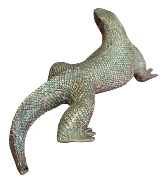 Foto de um(a) Escultura Decorativa de Dragão de Komodo em Bronze, da categoria de Outros colecionáveis. Peça exótica e rica em detalhes, ideal para colecionadores de figuras de animais ou para compor uma decoração de estilo... Mostrado de uma perspectiva diferente. Vendido no marketplace Trésors.