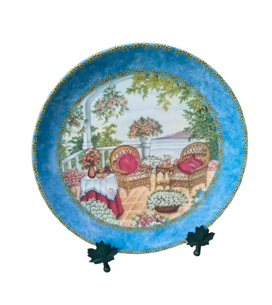 Foto de um(a) Prato Decorativo Porcelana Alemã Gloria Bavaria - Coleção Provence "The Fruit Cup", da categoria de Pratos Decorativos. Exclusivo prato decorativo em legítima porcelana de alta qualidade (Fine Porcelain), produzido pela tradicional manufatura... Vendido no marketplace Trésors.