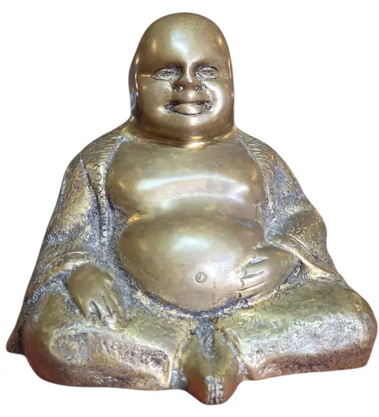 Foto de um(a) Estátua Buda em Bronze Maciço, da categoria de Escultura. Traga paz e sofisticação para o seu ambiente com este Buda em bronze. Uma peça pesada, com acabamento detalhado e pátina... Mostrado de uma perspectiva diferente. Vendido no marketplace Trésors.