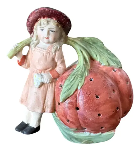 Foto de um(a) Antigo Paliteiro De Coleção Déposé Criança Em Biscuit Alemão, da categoria de Paliteiros. Antigo paliteiro de coleção em Biscuit alemão, ricamente moldado e pintado à mão. Original do início do século XX. Medidas... Vendido no marketplace Trésors.