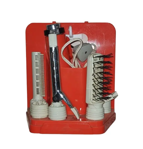 Foto de um(a) Kit Secador De Cabelos vintage Anos 70 funcionando 110v, da categoria de Eletrodomésticos. peça antiga/vintage - usada, de brechó produto fabricado nos anos 70 110V Marca: Tai Shin Lady internacional Acompanha... Vendido no marketplace Trésors.