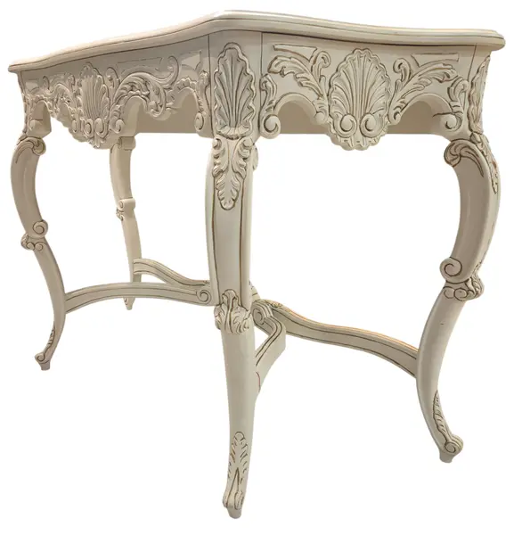 Foto de um(a) Aparador Luís XV Branco Provençal com Pés Cabriolé, da categoria de Aparadores e Buffet. Aparador Clássico Provençal – Elegância, Curvas Marcantes e Riqueza em DetalhesSe você busca uma peça de mobiliário que une... Mostrado de uma perspectiva diferente. Vendido no marketplace Trésors.