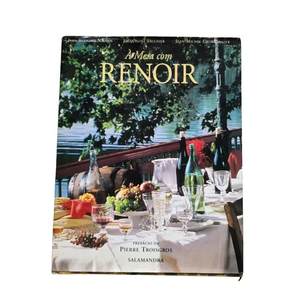 Foto de um(a) À Mesa com Renoir – Jean-Bernard Naudin, Jacqueline Saulnier e Jean-Michel Charbonnier – Salamandra 1996 – Capa Dura Ilustrado, da categoria de Livros. ATENÇÃO AO ESTADO DE CONSERVAÇÃO: exemplar usado, publicado em 1996. O livro possui capa dura com guarda-pó. O guarda-pó... Vendido no marketplace Trésors.