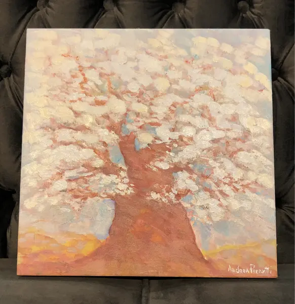 Foto de um(a) Andrea Prezutti - Portais, da categoria de Pinturas. Óleo sobre tela da grande artista paranaense Andrea Prezutti. Sem moldura. Mostrado de uma perspectiva diferente. Vendido no marketplace Trésors.