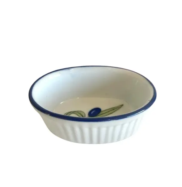 Foto de um(a) Par de petisqueira, da categoria de Garrafas, potes e jarros. Par de pequenas petisqueiras em porcelanaMede: 7 x 10cm. Vendido no marketplace Trésors.