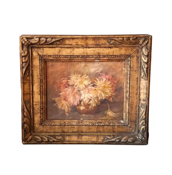 Foto de um(a) Quadro pintura óleo sobre tela - sec XIX, da categoria de Pinturas. Quadro ost (óleo sobre tela) sec XIX, de pintor português: LIMA MACHADO PEREIRA (1877-1945). A obra apresenta um arranjo... Vendido no marketplace Trésors.
