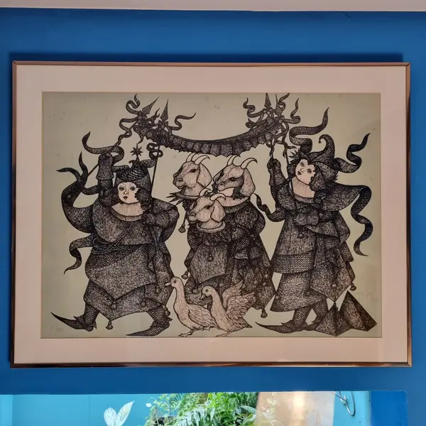 Foto de um(a) Gravura de Darcio Lima Tiragem 41/108, da categoria de Pinturas. Gravura do artista Darcio Lima, datada de 1985, tiragem 41/108. Dárcio Raphael Leão de Bragança e Aragão dos Castro Lima... Mostrado de uma perspectiva diferente. Vendido no marketplace Trésors.