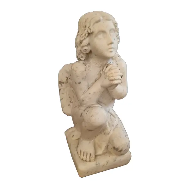 Foto de um(a) Anjo em mármore de carrara, da categoria de Modelos e estatuetas. Vendido no marketplace Trésors.