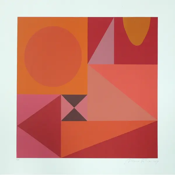 Foto de um(a) Composição Geométrica III - Antonio Peticov, da categoria de Serigrafia. Serigrafia original póstuma do artista Antonio Peticov. Dimensões: Altura: 50 cm Largura: 50 cm Breve biografia do artista:... Vendido no marketplace Trésors.