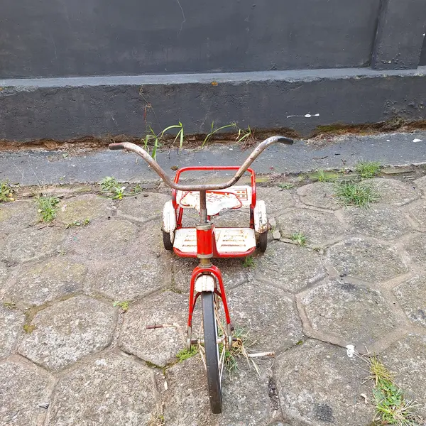 Foto de um(a) Antigo triciclo infantil com corações dois irmãos, da categoria de Triciclos e pedalinhos. Antigo triciclo infantil com corações dois irmãos Dimensões: Altura: 70Largura: 100Profundidade: 45. Mostrado de uma perspectiva diferente. Vendido no marketplace Trésors.