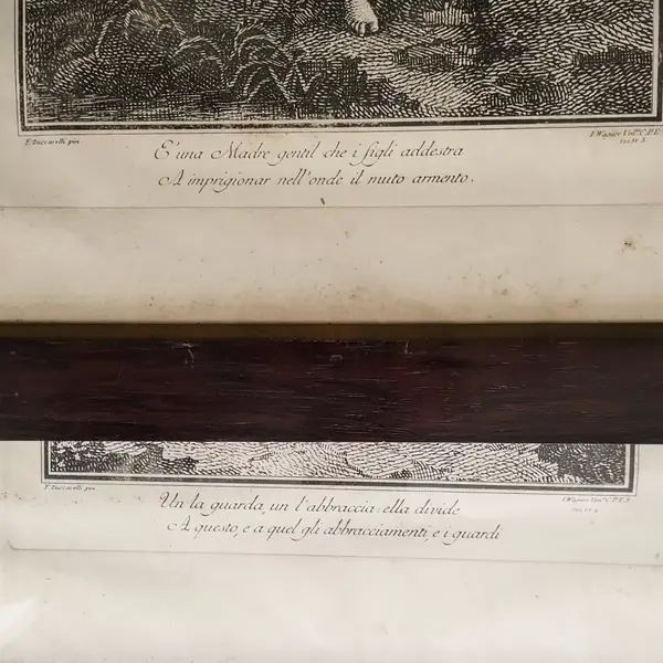 Foto de um(a) Par Grandes Gravuras Por Wagner / Zuccarelli, Itália Xviii, da categoria de Desenhos. Par de Grandes e Antigas Gravuras Italianas em Água Forte, Século XVIII (circa 1760). Obras publicadas em Veneza pelo famoso... Mostrado de uma perspectiva diferente. Vendido no marketplace Trésors.