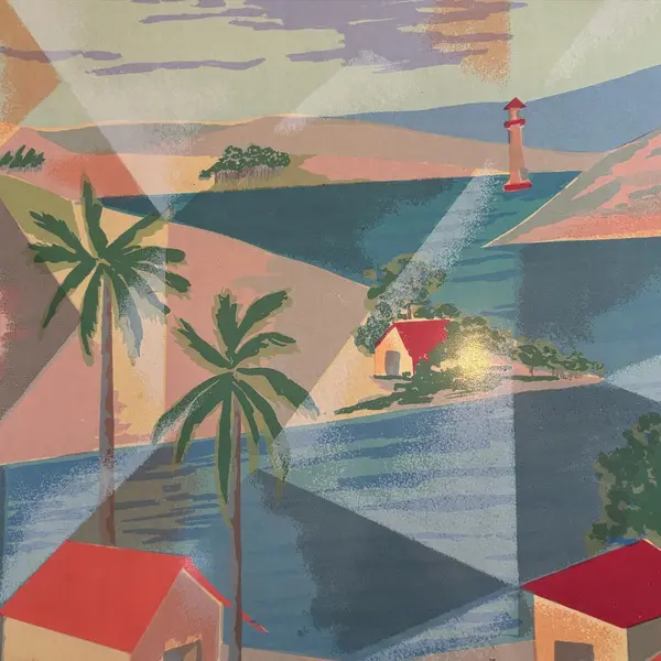 Foto de um(a) Serigrafia de Célia Torres (86cm x 66cm), da categoria de Pinturas. Serigrafia de Célia Torres (86cm x 66cm). Mostrado de uma perspectiva diferente. Vendido no marketplace Trésors.