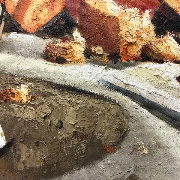 Foto de um(a) Pintura - Natureza morta em OST - James Christian (1,02 x 0,85), da categoria de Pinturas. James Christian (1,02 x 0,85). Mostrado de uma perspectiva diferente. Vendido no marketplace Trésors.