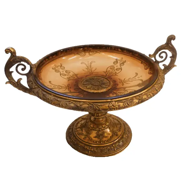 Foto de um(a) CENTRO DE MESA ART NOUVEAU EM RESINA, da categoria de Centro de mesa. Este impressionante centro de mesa é uma peça única, feita de uma combinação encantadora de madeira, resina e acrílico. É... Vendido no marketplace Trésors.