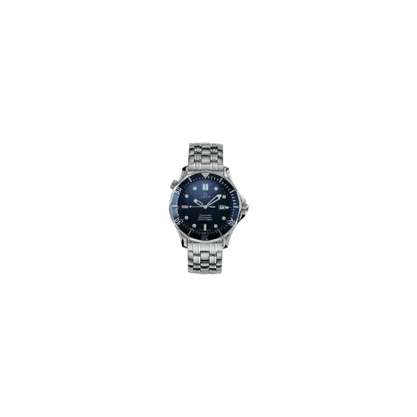 Foto de um(a) Relógio Omega Seamaster, da categoria de Relógios de coluna e chão. Relógio em excelente estado, modelo Seamaster (Referência 2541.80.00): Diâmetro 41 mm, pulseira em aço, QuartzoCor do... Mostrado de uma perspectiva diferente. Vendido no marketplace Trésors.