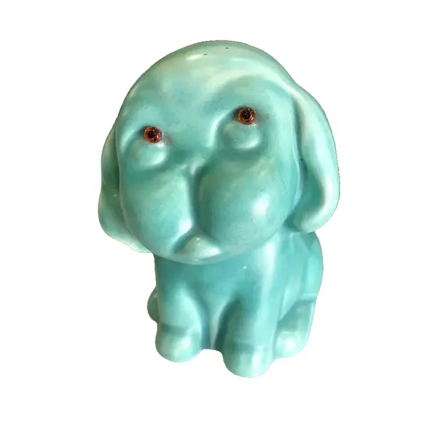 Foto de um(a) Antiga Escultura Cachorro Art Deco Porcelana Inglesa Beswick, da categoria de Escultura. Beswick. Antiga e linda escultura de cachorro em porcelana inglesa, com raros olhos de vidro. Período Art Deco. Peça muito... Vendido no marketplace Trésors.