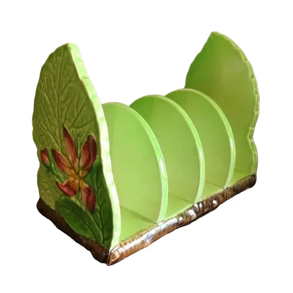 Foto de um(a) Antigo Porta Torradas E Guardanapos Porcelana Carlton Ware, da categoria de Outros utensílios para servir. Lindo e decorativo porta torradas ou porta guardanapos em fina porcelana inglesa da famosa manufatura Carlton Ware.... Vendido no marketplace Trésors.