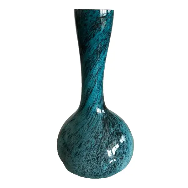 Foto de um(a) Antigo Jarro Vaso Solitário Em Murano Italiano Feito À Mão, da categoria de Vasos. Lindo vaso em Murano italiano feito à mão. Peça imponente. Período Art Deco. Cores vivas e brilhantes, muito decorativo. ... Vendido no marketplace Trésors.