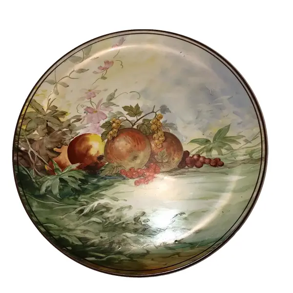 Foto de um(a) Antigo Prato De Parede Medalhão Porcelana Zappi Pintado Mão, da categoria de Pratos Decorativos. Zappi. Antigo e grande prato medalhão decorativo, em porcelana ricamente pintado à mão. Peça assinada no canto inferior... Vendido no marketplace Trésors.
