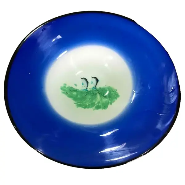 Foto de um(a) Antigo Centro De Mesa Murano Leitoso Italiano Art Deco, da categoria de Centro de mesa. Grande centro de mesa em pesado e legítimo cristal de Murano italiano, feito a mão. Em perfeito estado de conservação. Peça... Vendido no marketplace Trésors.