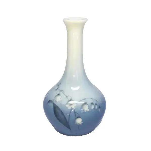 Foto de um(a) Antigo Lindo Vasinho Art Deco Porcelana Royal Copenhagen, da categoria de Vasos. Royal Copenhagen. Vasinho decorativo em porcelana dinamarquesa, com linda coloração e decoração de flores, da famosa e muito... Vendido no marketplace Trésors.
