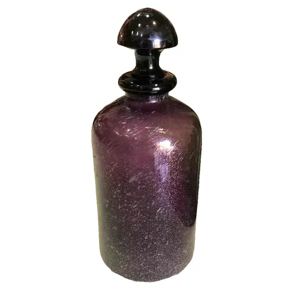 Foto de um(a) Antiga Garrafa Perfumeiro Cristal Murano Italiano Art Deco, da categoria de Perfumeiros. Grande perfumeiro, feito à mão. Em perfeito estado. Altura 21cm. Vendido no marketplace Trésors.