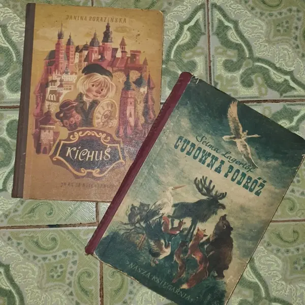 Foto de um(a) RARIDADE COLECIONADOR LIVROS INFANTIS POLONESES ANOS 50, da categoria de Livros. 1- UMA JORNADA MARAVILHOSA - VOL. 1 - SELMA LAGERLOF- 1955 2- kichus, Janaina porazinska, 1956 Ambos da editora nas a... Mostrado de uma perspectiva diferente. Vendido no marketplace Trésors.