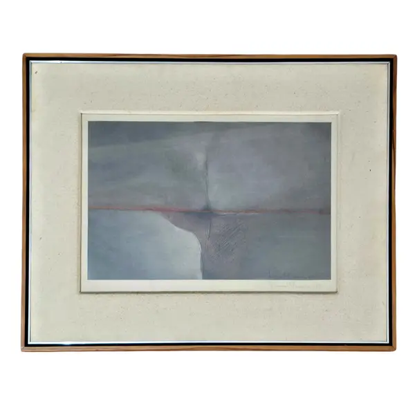 Foto de um(a) Dina Oliveira - Abstrato, técnica mista, 48 x 61 cm, assinado no canto inferior direito e datado de 1983, da categoria de Pinturas. Dina Oliveira - Abstrato, técnica mista, 48 x 61 cm, assinado no canto inferior direito e datado de 1983. Vendido no marketplace Trésors.
