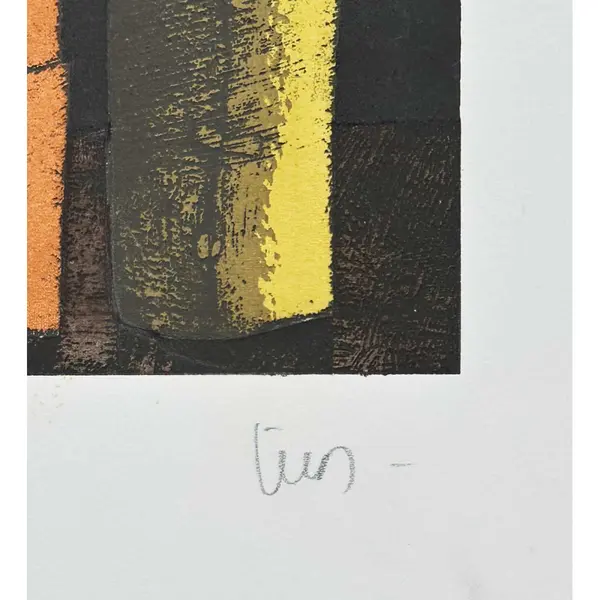 Foto de um(a) Inos Corradin, Jarras, serigrafia 34 x 26 cm sem moldura e assinada à mão, da categoria de Serigrafia. Mostrado de uma perspectiva diferente. Vendido no marketplace Trésors.