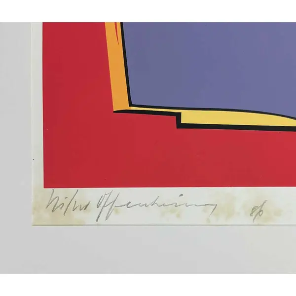 Foto de um(a) Ivonaldo, gravura 48 x 48 cm sem moldura e assinada à mão, da categoria de Serigrafia. Mostrado de uma perspectiva diferente. Vendido no marketplace Trésors.